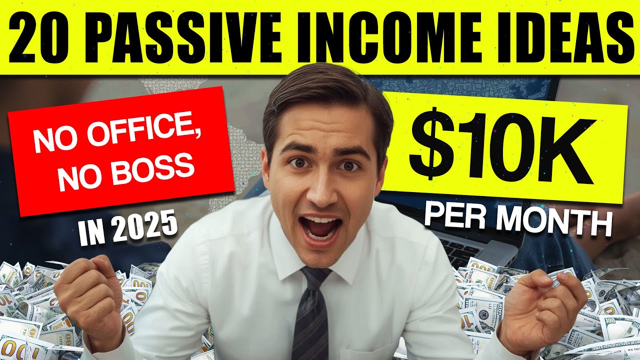 20 Passive Income Ideas to Make Money Online in 2025