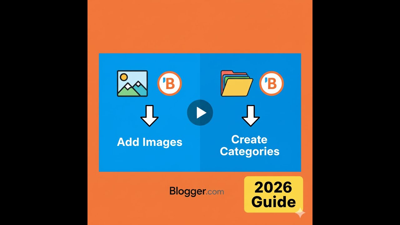 Blogger Tutorial: Add Images to Posts & Create Categories or Label (2026 Short Guide)