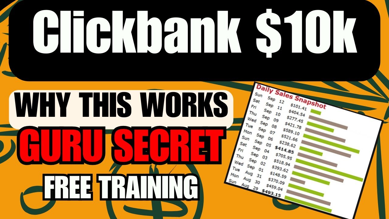 Clickbank Affiliate Marketing: (How To Make $10,000/Month Step By Step)