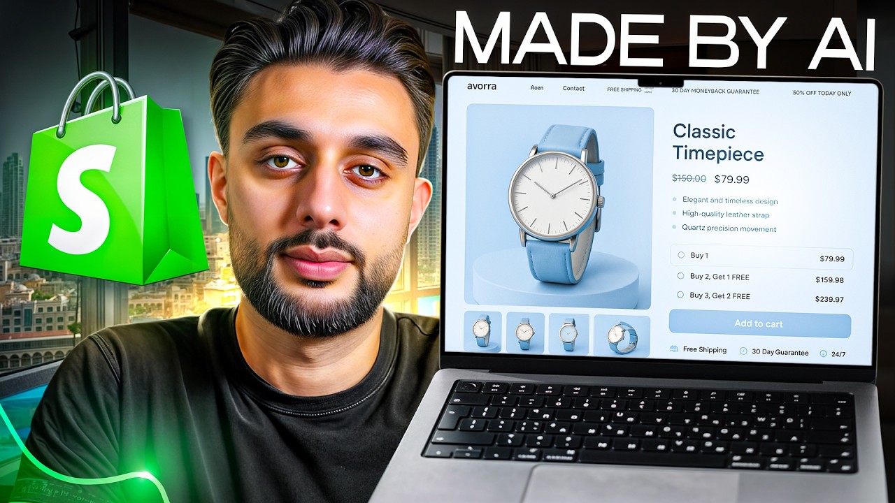 How To Build A Branded Dropshipping Store With AI Using Shopify In 2026