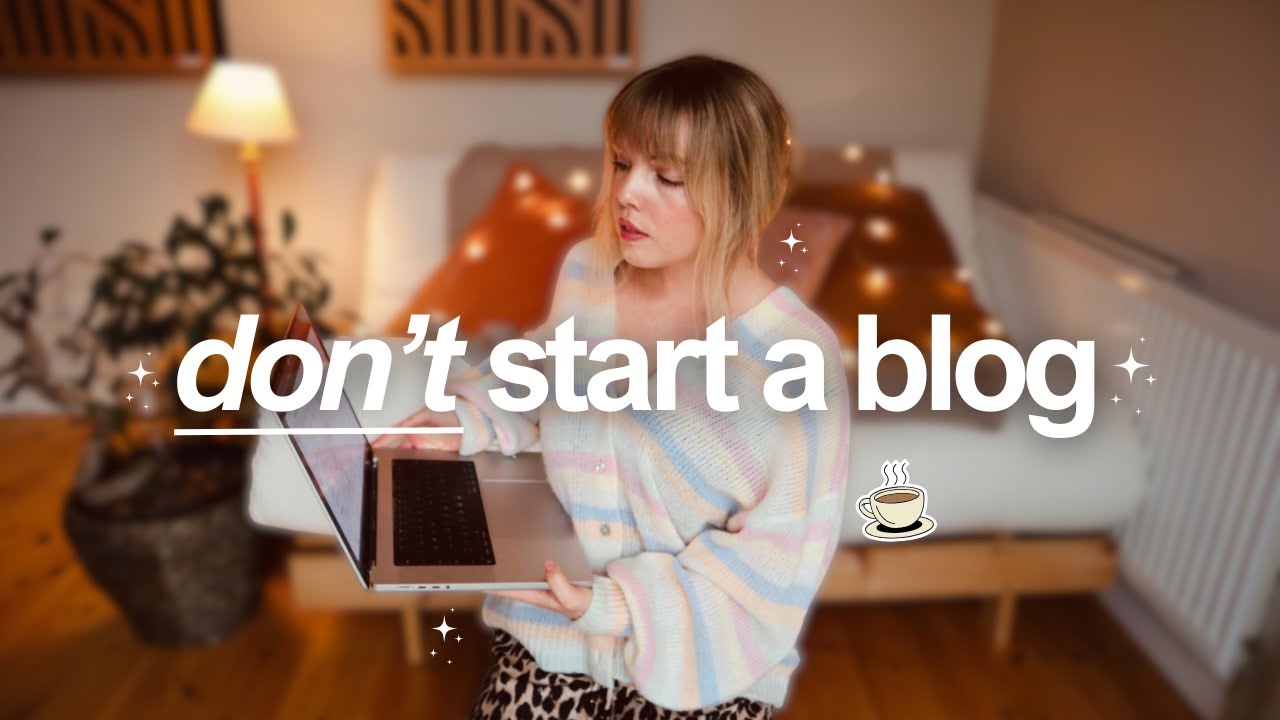 How to start a blog in 2026... or is it too late? (honest advice from a 6 figure blogger)