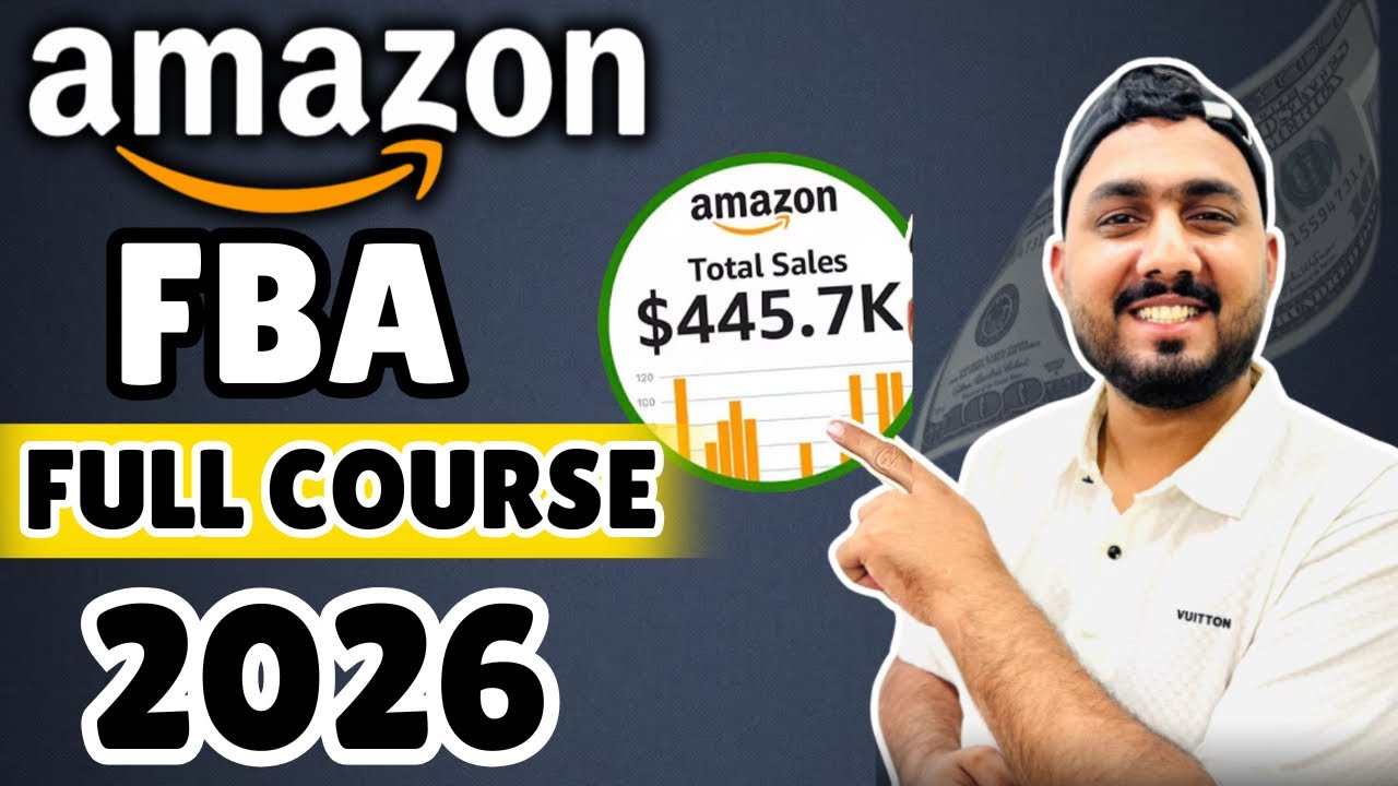 Sell on Amazon FBA | Full Course 2026 (Beginner to Advance)