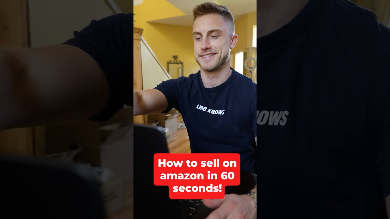 How to sell on Amazon in 60 seconds! FBA for beginners