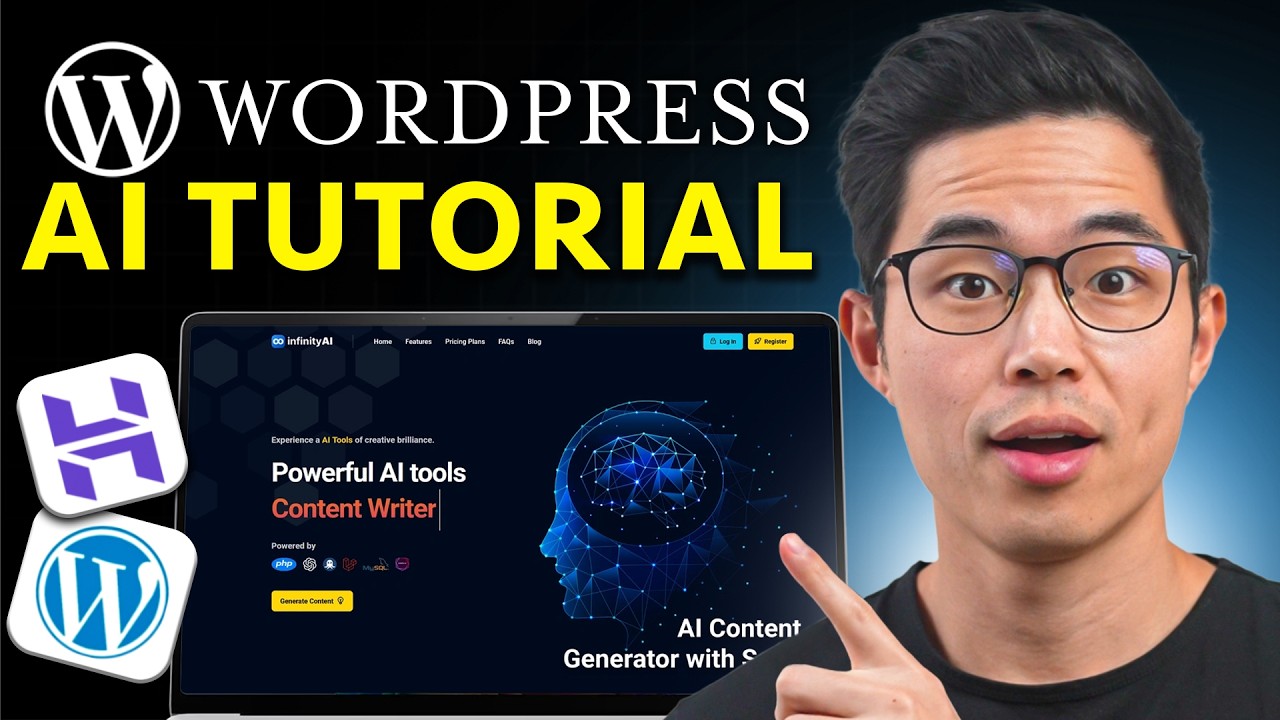 WordPress AI Tutorial 2025 - Build a Pro Website with AI in 15 Minutes