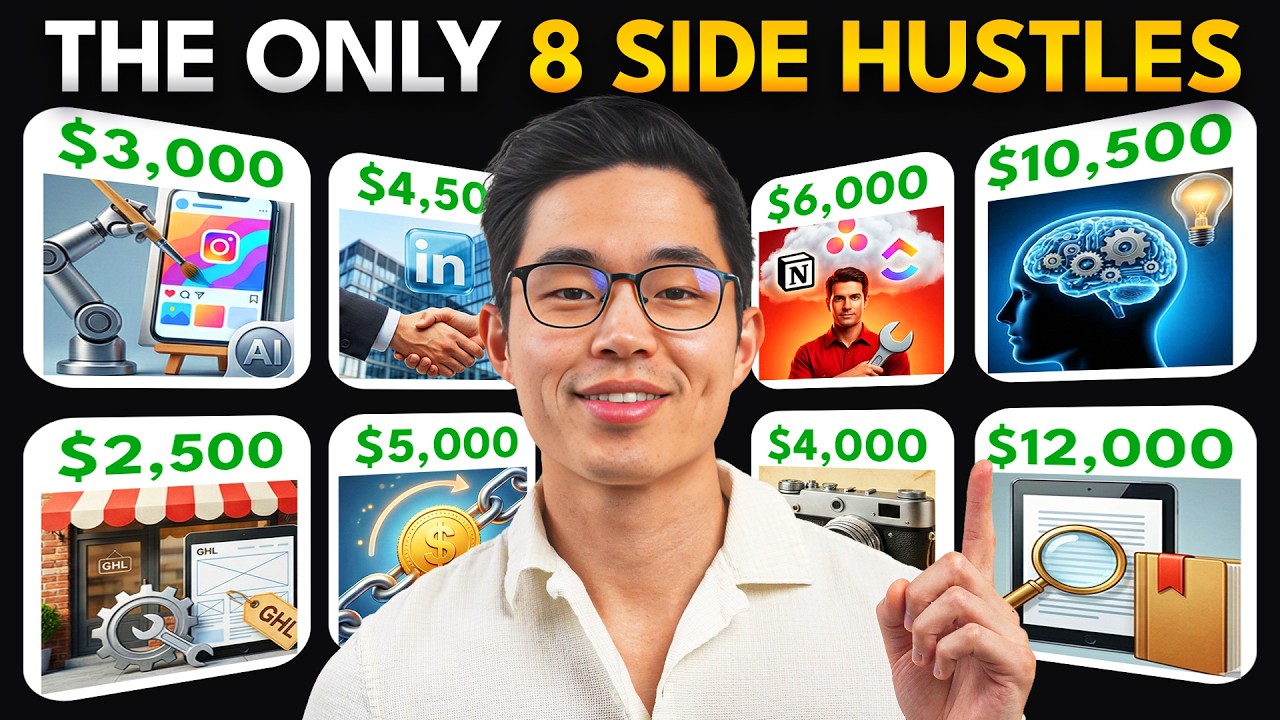 8 Best Side Hustles To Make A LOT of Money in 2026