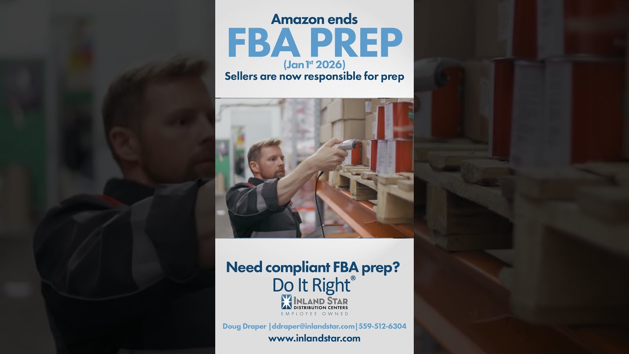 Amazon Ends FBA Prep (Jan 2026): Be Ready