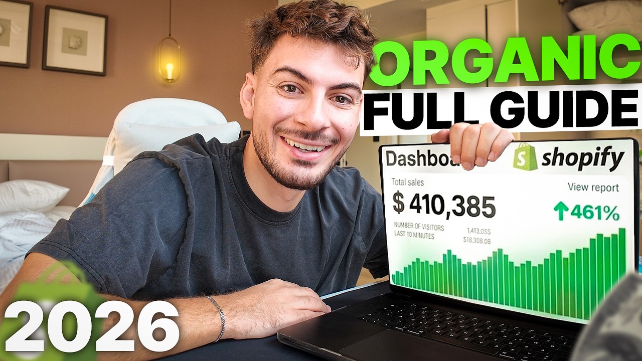 Beginners Guide to Organic Dropshipping in 2026 (8+ Hours)