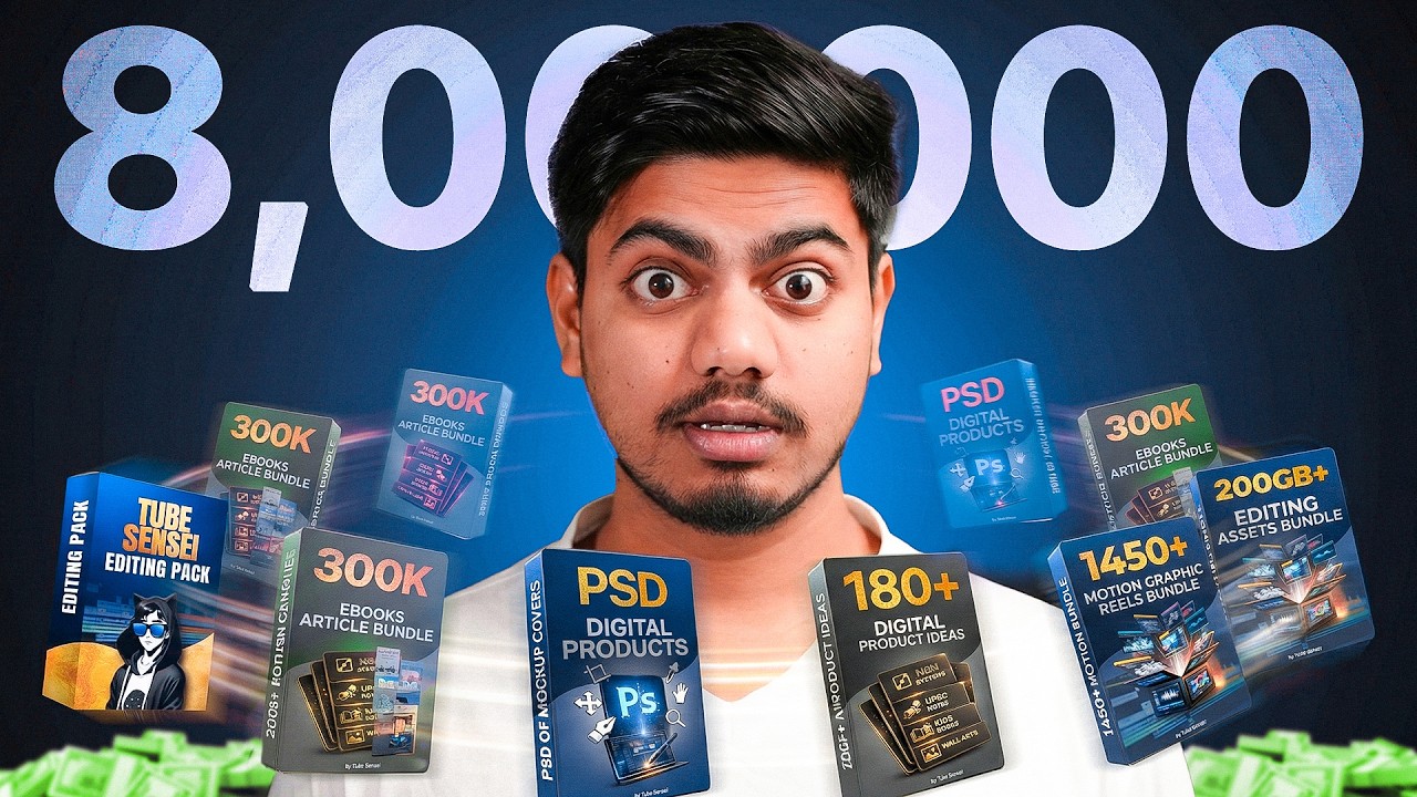 I Made 8,00,000 Selling Digital Products Online (Full Guide + Proof)