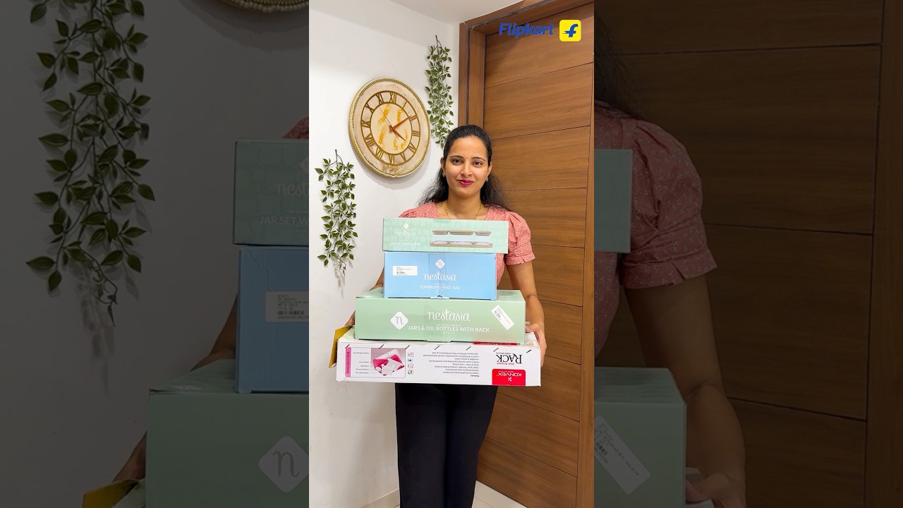 Small Kitchen Makeover | Kitchen Organization Ideas on Budget #kitchenorganization @flipkart