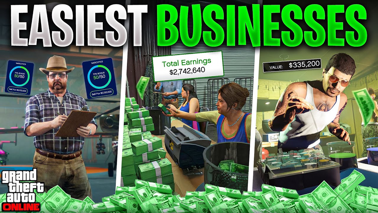 Top 10 Easiest Businesses To Make Money in GTA 5