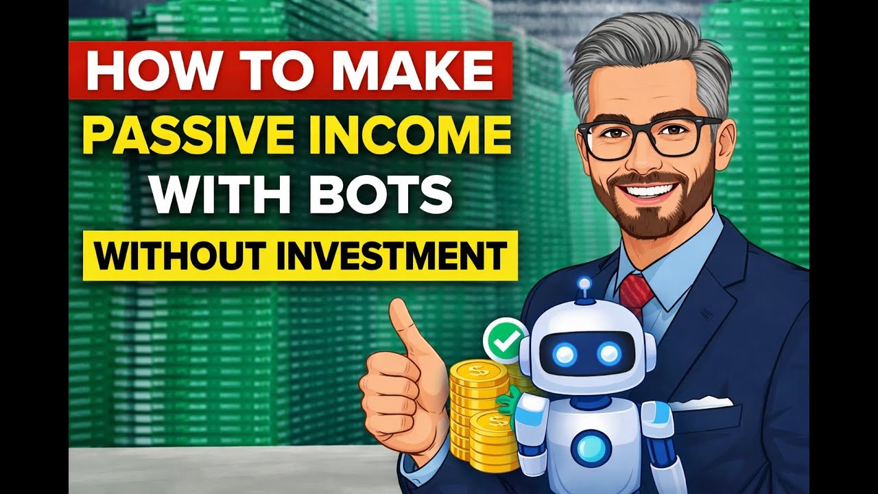 How To Make Passive Income With Bots Without Investment in 2026