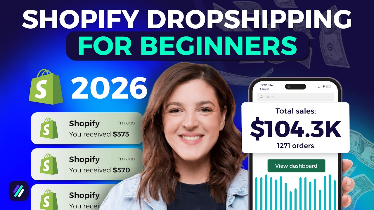 How to Start Shopify Dropshipping in 2026 (Easy Step-by-Step for Beginners)