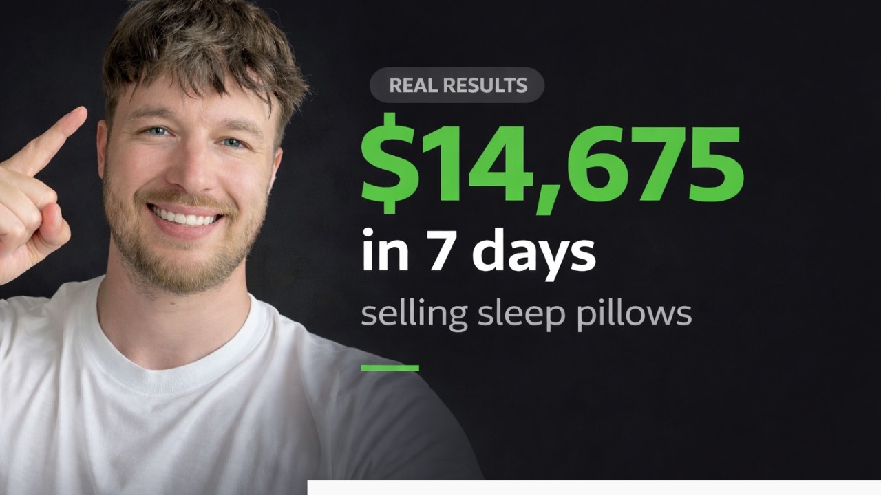 I Made $14,675 In A Week Selling Sleep Pillows On ClickBank