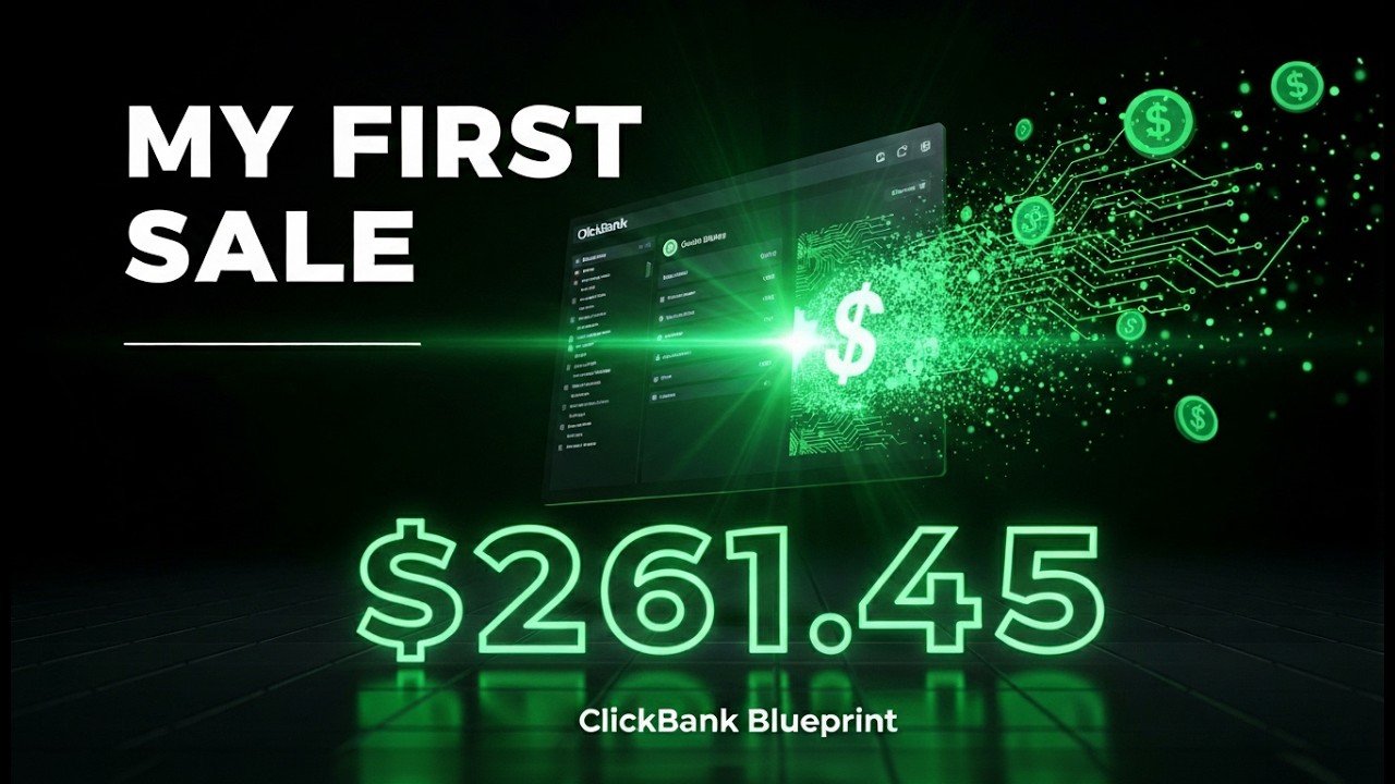 I Made My First ClickBank Sale in 7 Days (Here's Exactly How)