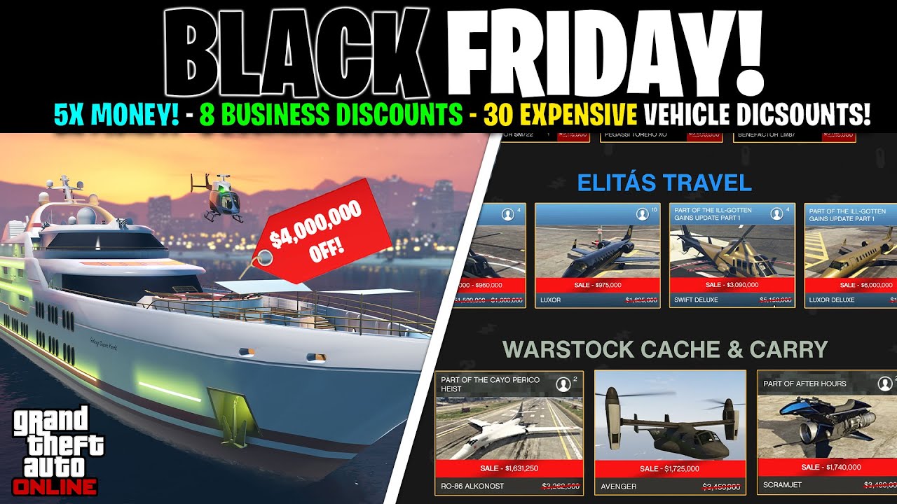 INSANE GTA ONLINE BLACK FRIDAY DISCOUNTS! (Best Sales of 2025) + 5X MONEY & MORE | Weekly Update