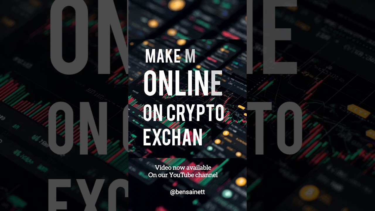 Make Money Online on Crypto Exchanges #passiveincome #onlinebusiness #sidehustle