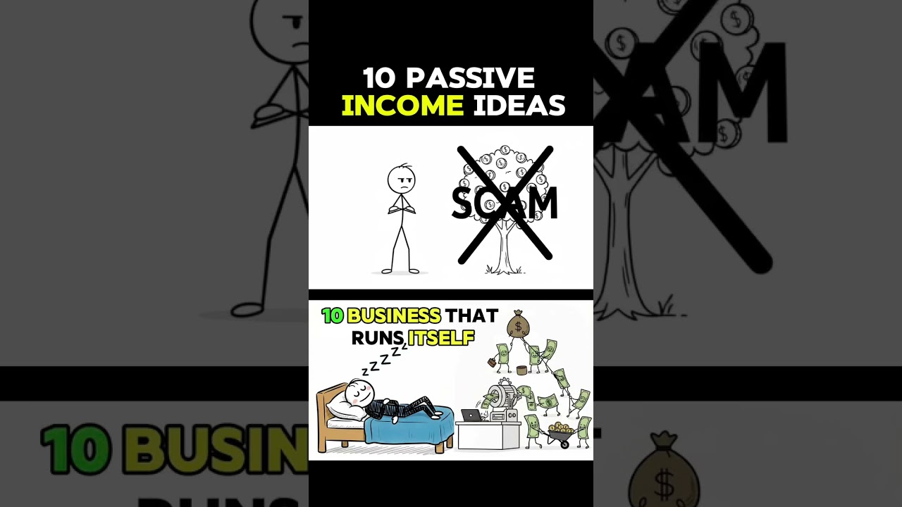 10 Passive Income Ideas That Actually Work (Beginner Friendly) |  #financialfreedom #moneymindset