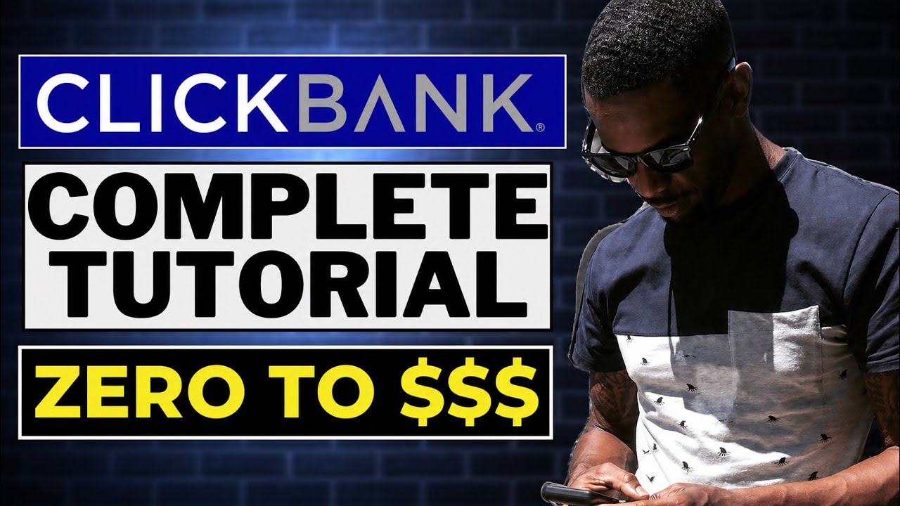 ClickBank Affiliate Marketing Tutorial For beginners (Zero to $$$ Fast)