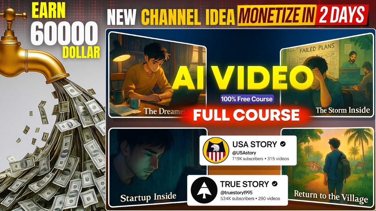 Create Viral AI Videos for FREE | Earn Money Online Without Investment