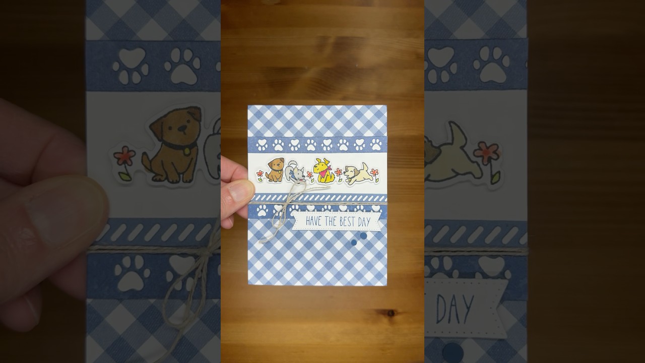 Stampin’ Up! Cutest Crew Have The Best Day Card #diy #patternedpaper #papercrafting #cardcreations