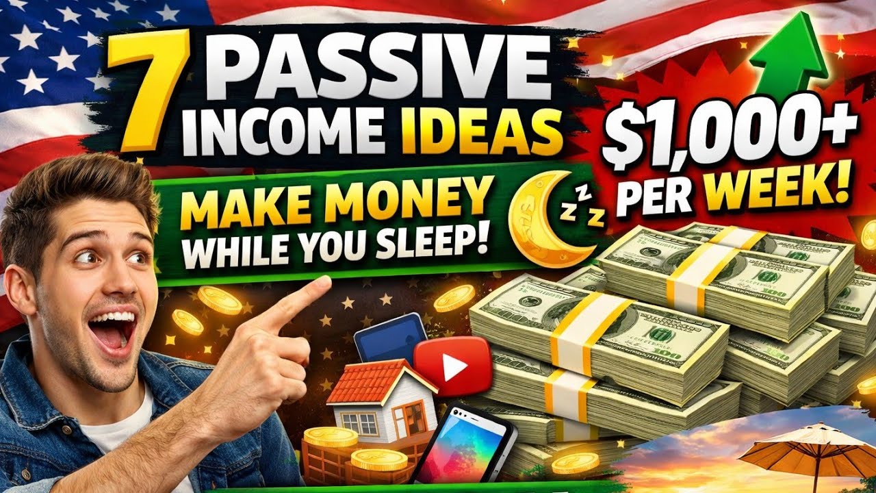7 Proven Ways to Make Passive Income Online & Offline (USA Guide) Stop Trading Time for Money!