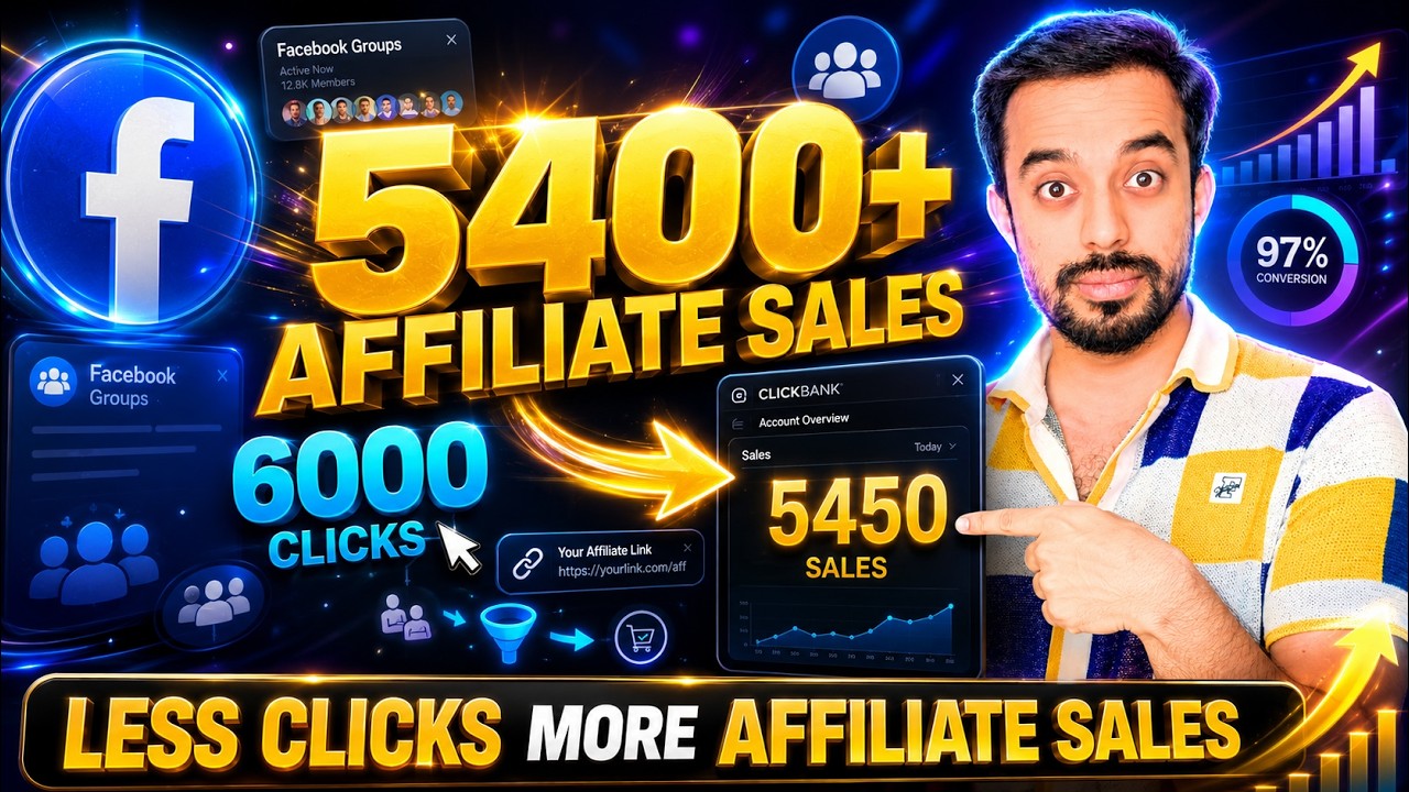 5400+ Affiliate Sales From Just 6000 Clicks | How to Do Affiliate Marketing on Facebook Groups