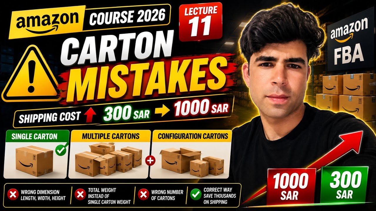 Amazon FBA Carton Management 2026 | Single, Multiple & Configuration Cartons | Avoid Costly Mistakes