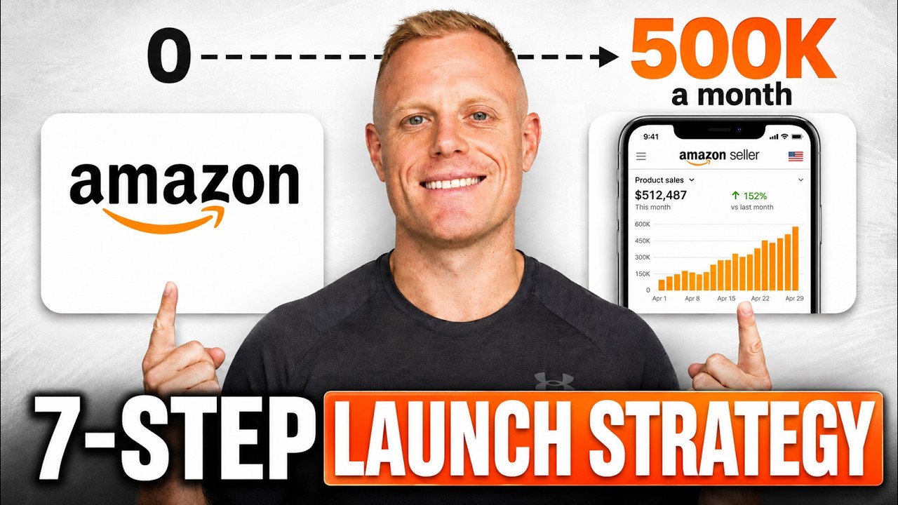 How I Launched to $500k/mo in 4 mos (2026 Amazon FBA Launch Strategy)