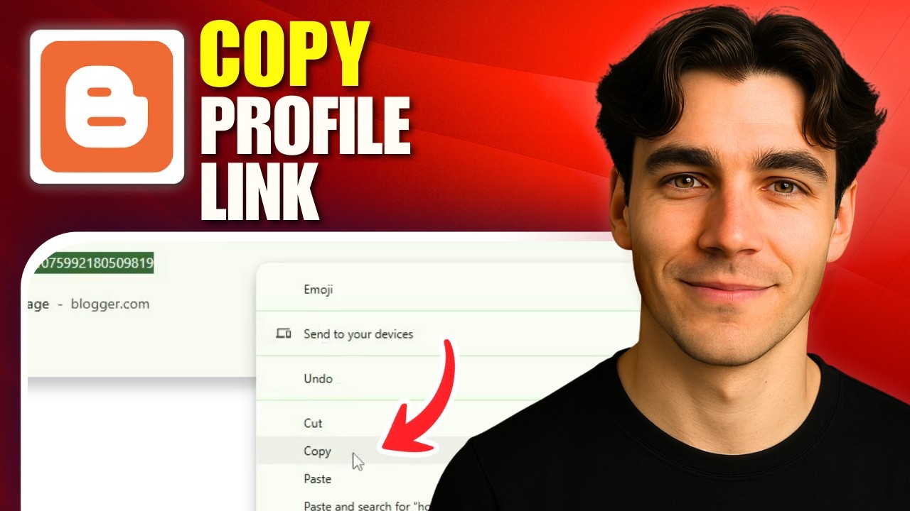 How To Copy A Blogger Profile Link (Tutorial 2026)