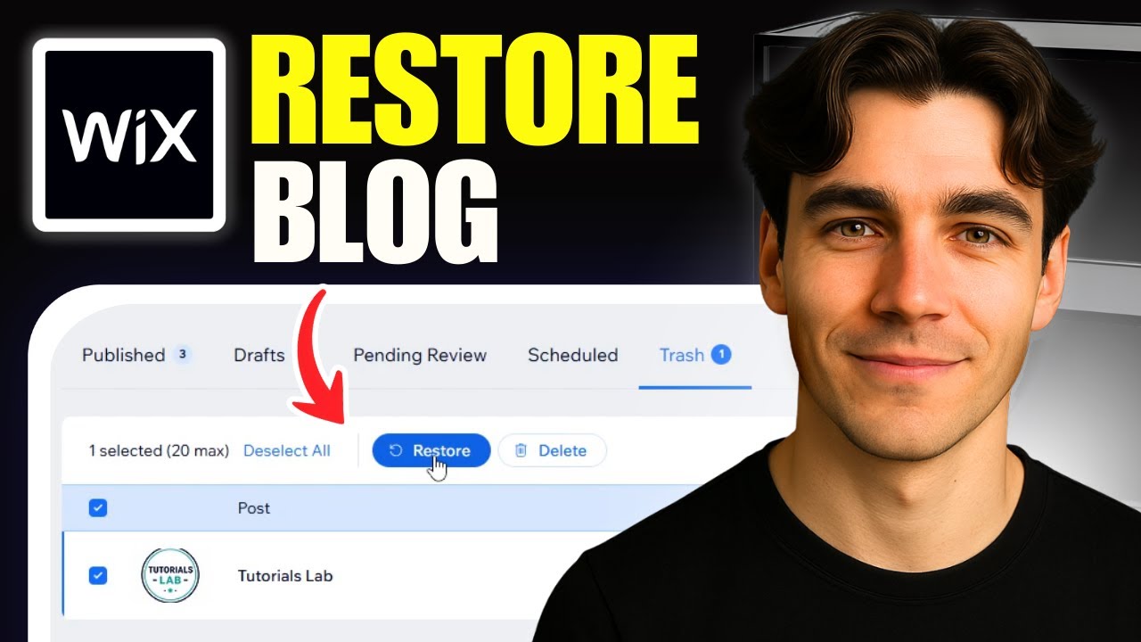 How to Restore Deleted Wix Blog Posts (Tutorial 2026)