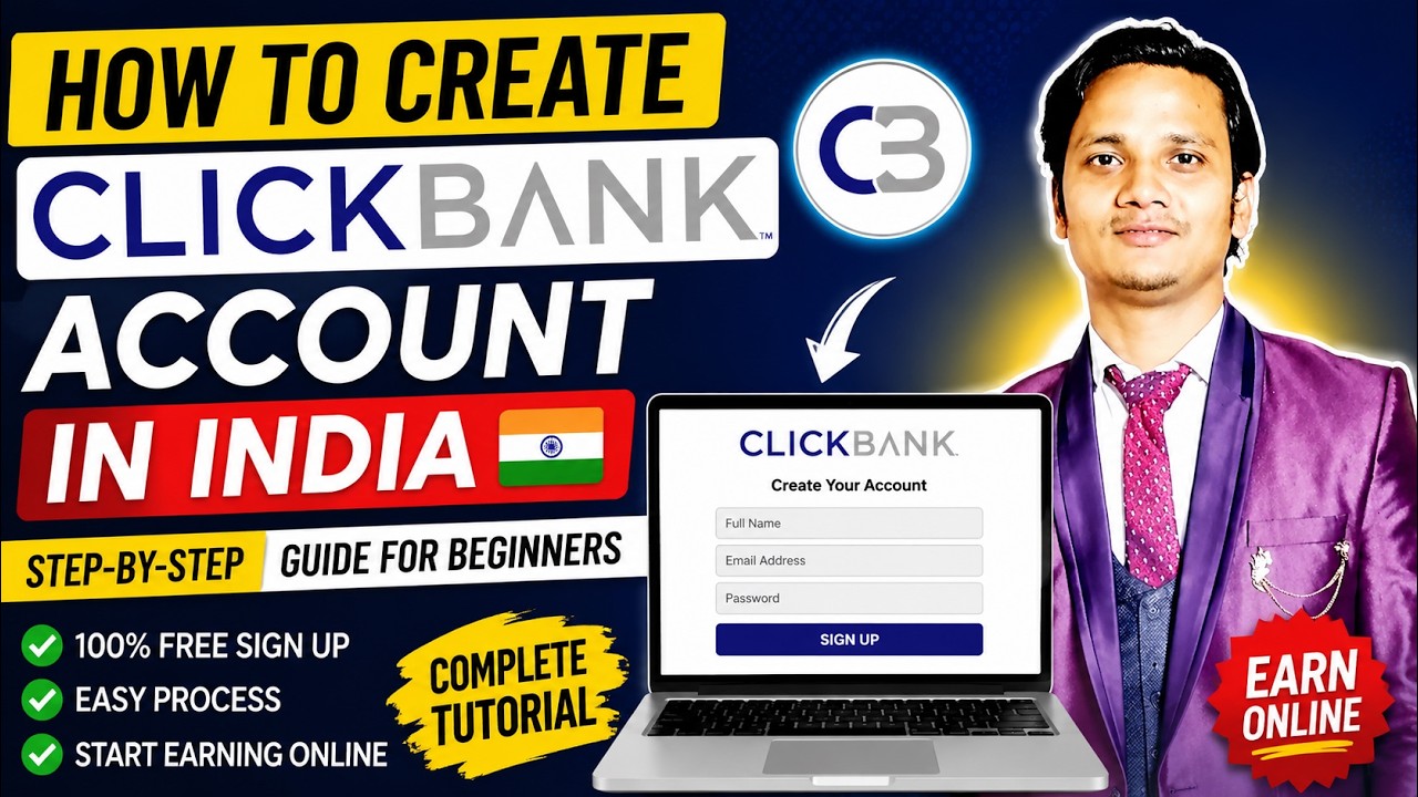New Clickbank Account Setup Tutorial #clickbank #usa