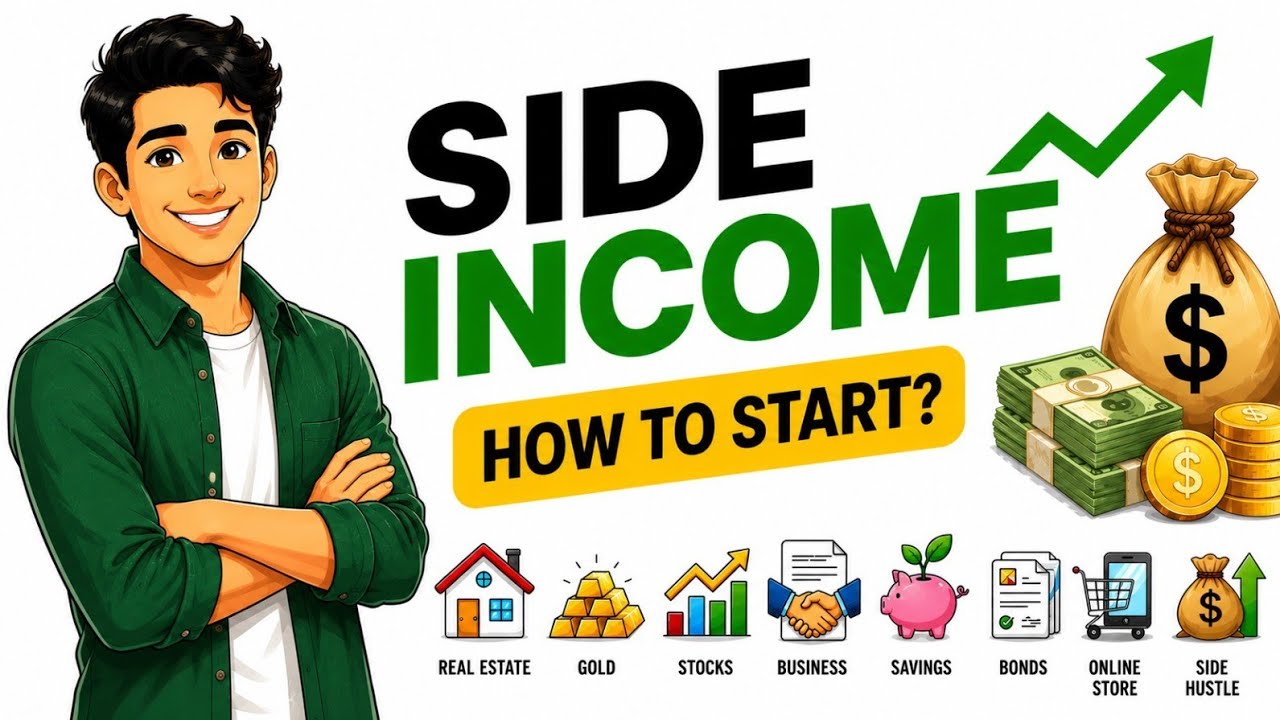Top 4 Side Hustles to Make Money Online in 2026 | How To Start
