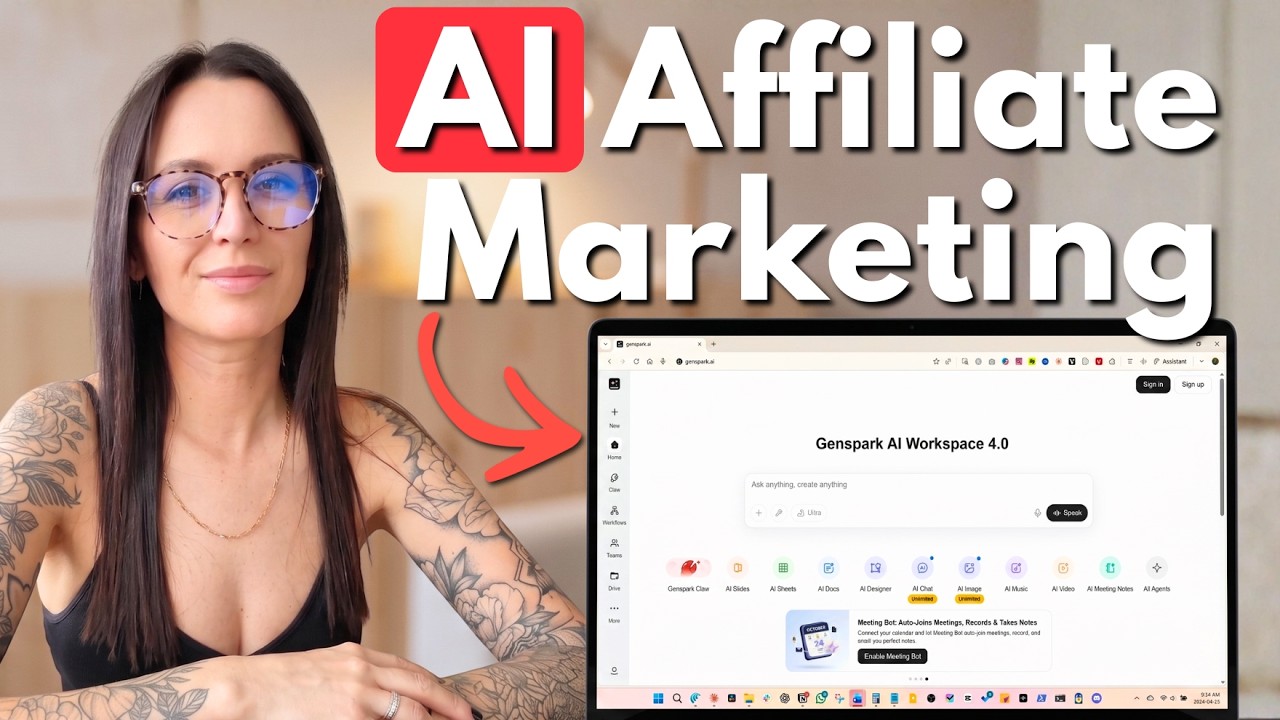 Watch AI Agents Build my Affiliate Marketing Business in 14 Minutes! | Complete Tutorial | Genspark
