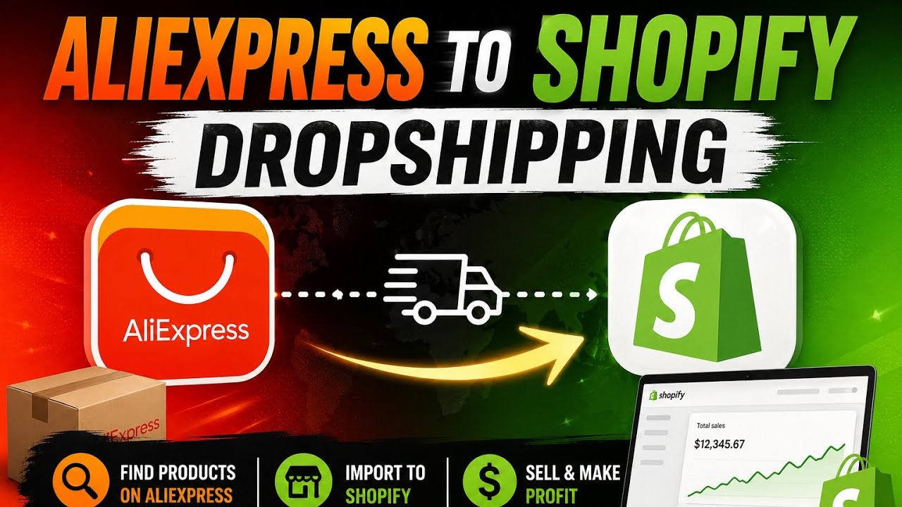 AliExpress To Shopify Dropshipping Tutorial 2026 | Step By Step For Beginners