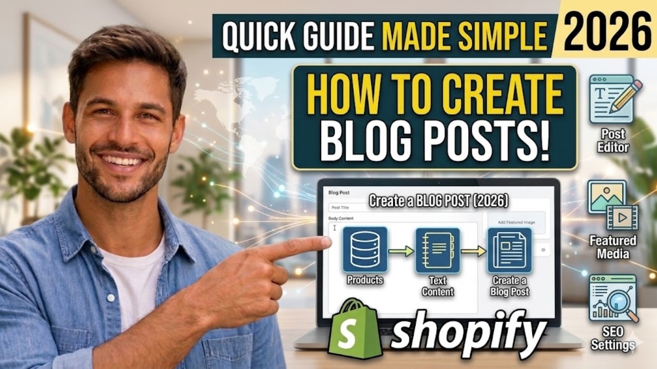 How to Create Blog Posts on Shopify (2026 Quick Guide)
