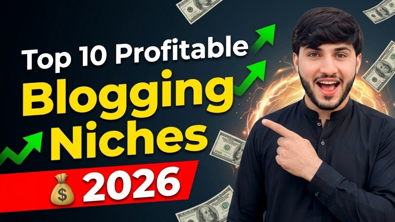 Top 10 Profitable Blogging Niches for 2026 | Niche Research Guide | Blogging With Shoaib
