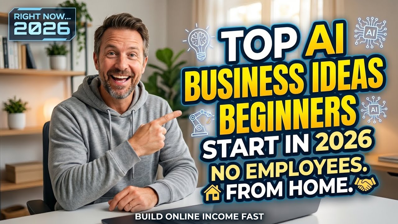 Top AI Business Ideas Beginners Are Starting in 2026 | Make Money Online with AI